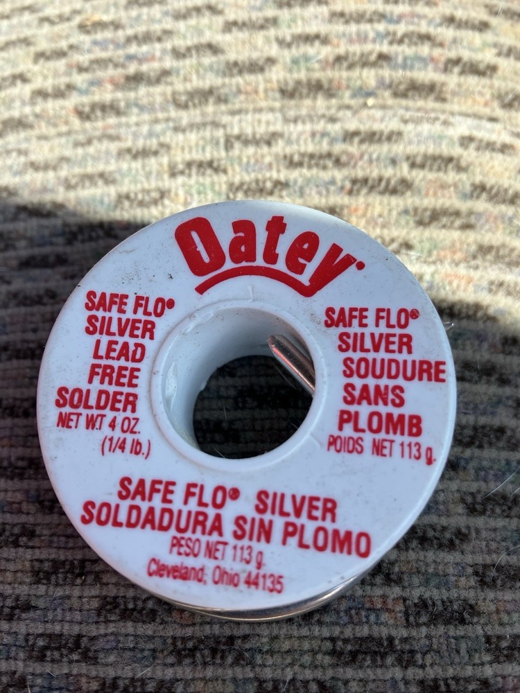 OATEY Safe Flo 4 oz (113 g) Silver Lead Free Solder, Model # 530622
