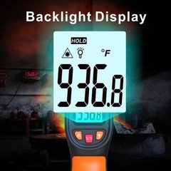 NJTY T600 Infrared Thermometer Laser Temperature Gun For Cooking Pizza Oven Gril