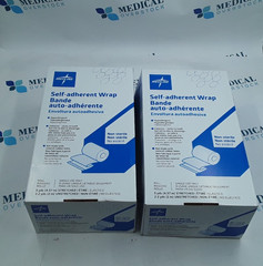 Medline Self Adherent Wrap Color Pack PRM088001CP 1in Case of 30 Lot of 2 Cases