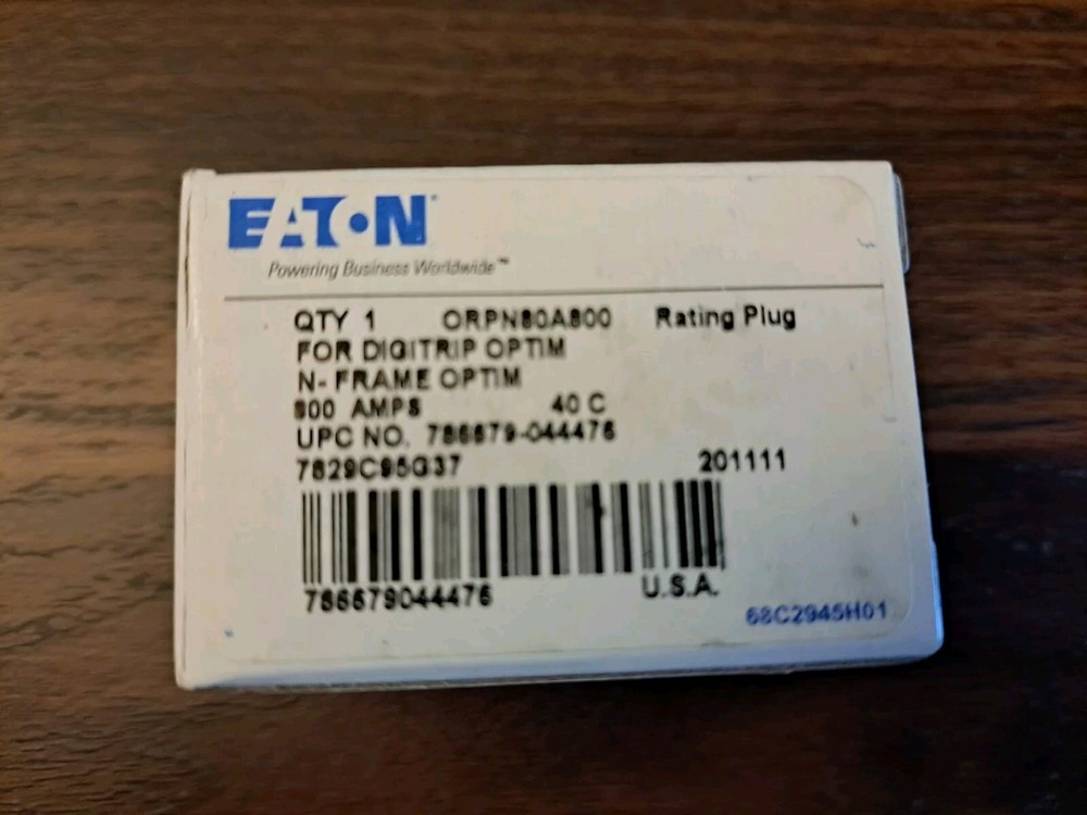 Eaton ORPN80A800 Rating Plug for Digitrip Optim