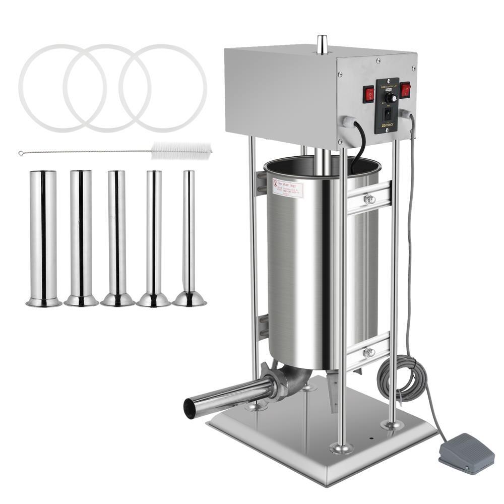 ROVSUN 15L Electric Sausage Stuffer Maker Commercial Sausage Filler Vertical New