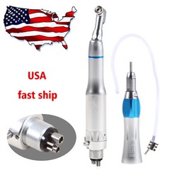 NSK Style Dental Contra Angle Straight Air Motor 2/4H Slow Speed Handpiece FAST