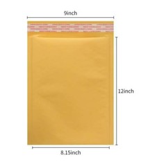 500-9×12 Brown Kraft Self Seal Catalog Envelopes with Peel Mailing 28lb