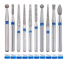 AZDENT Dental Diamond FG Burs Dills Composite/Polishing for High Speed Handpiece