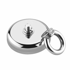 128LBS Pulling Force Neodymium Fishing Magnets, Strong Round Rare Earth
