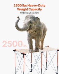 Aluminum Portable Foldable Workstand 2500lb 4.15×2.18ft Collapsible