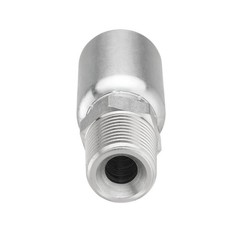 12 x 1/2″ I.D. Hose x 1/2″ NPTF Male W/ Cover Hydraulic Hose End Crimp Fitting