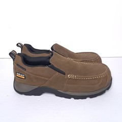 New Ariat Edge LTE Slip-On SD Composite Toe Work Shoe Dark Brown Mens Size 8 D