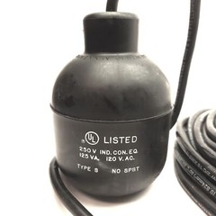 Anchor Scientific S50NO Roto-Float Float Switch, N.O. SPST, 240VAC/120VA