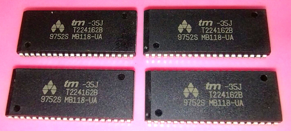 4PCS T224162B- 35J SOJ-40 5V 256Kx16 CMOS DRAM 35ns (EDO or FPM) Taiwan Memory