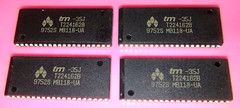 4PCS T224162B- 35J SOJ-40 5V 256Kx16 CMOS DRAM 35ns (EDO or FPM) Taiwan Memory