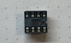 8 (2 x 4) Pos DIP, 0.3″ (7.62mm) Row Spacing Socket Tin Through Hole, 2 Each