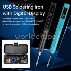 USB Soldering Iron 800mAh battery Digital Soldering Iron Set Temperature Adjust