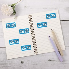 500Pcs 2026 Year Stickers, 3/4X1-1/2Inch File Folder Labels 26 Year