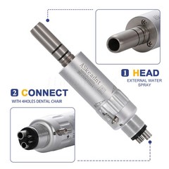 NSK Style Dental Slow Low Speed Handpiece Air Motor E-type 4 Holes Micromotor M4