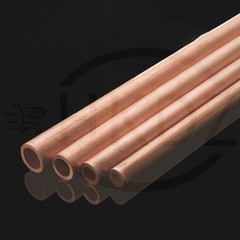 Copper Round Tube O.D Ø1mm 1.5mm 2mm 3mm 4mm 5mm 6mm 7mm 8mm -60mm Lengths 500mm