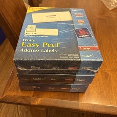 AVERY 5962 Easy Peel Laser Address Labels (3600 count, 250 sheets)