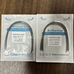 Dental Orthodontic Arch Wire NiTi Stainless Steel Ovoid/Natural Round Wires