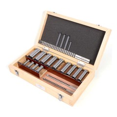22pcs Keyway Broach Kit Metric Size Set HSS CNC Metalworking Tool