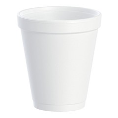 RJ Schinner Co Dart White Styrofoam Drinking Cup, 8-ounce capacity (40/CS)
