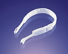 Shiley Tracheostomy Tube Holder One Size Fits Most Neck Size up to 18 In. 10 Ct