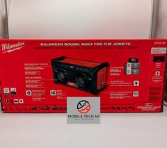Milwaukee M18 Bluetooth 5.0 Jobsite Radio 2952-20 AM/FM Stereo Speaker AC Adapte