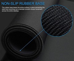 Large Mouse Pad, Desk Mat with Non-Slip 31.5 inches x 15.7 inches, Black