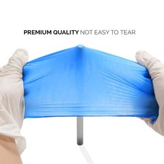 Basic Medical Synmax Vinyl Exam Gloves – Latex-Free & Powder-Free – Medium,