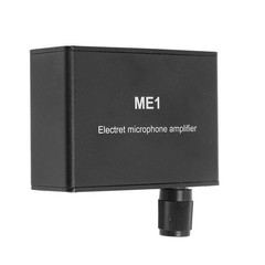 Electret Microphone Amp Adjustable Gain 0‑20db Condenser Mic Headphone