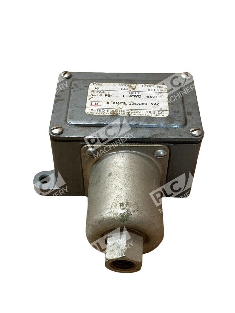 United Electric J6-142-9515 0-18PSI 1-4″WC 5A 125/250VAC