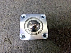 Omnitrack 1-1/2 Inch Diameter, Square, Chrome Steel Ball Transfer(DC)