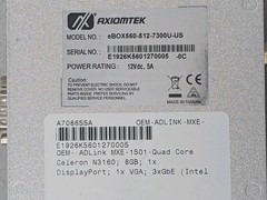 ADLINK Controller module MXE-1501 Quad Core Celeron N3160 8GB RAM 64GB