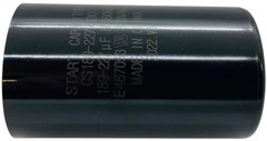 Start Capacitor, Round, 189-227 Mfd., 330 Volt, CS189-227X330