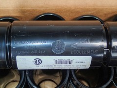 1 Box (15 Pieces) Canplas Expansion Joint 113812ABC 2″ ABS DWV Type 1 SXS
