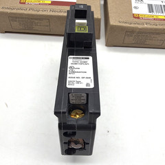 Square D HOM115PCAFI 15A CAFCI Plug-On Neutral Arc Fault Breaker 120V NEW- Lot 6