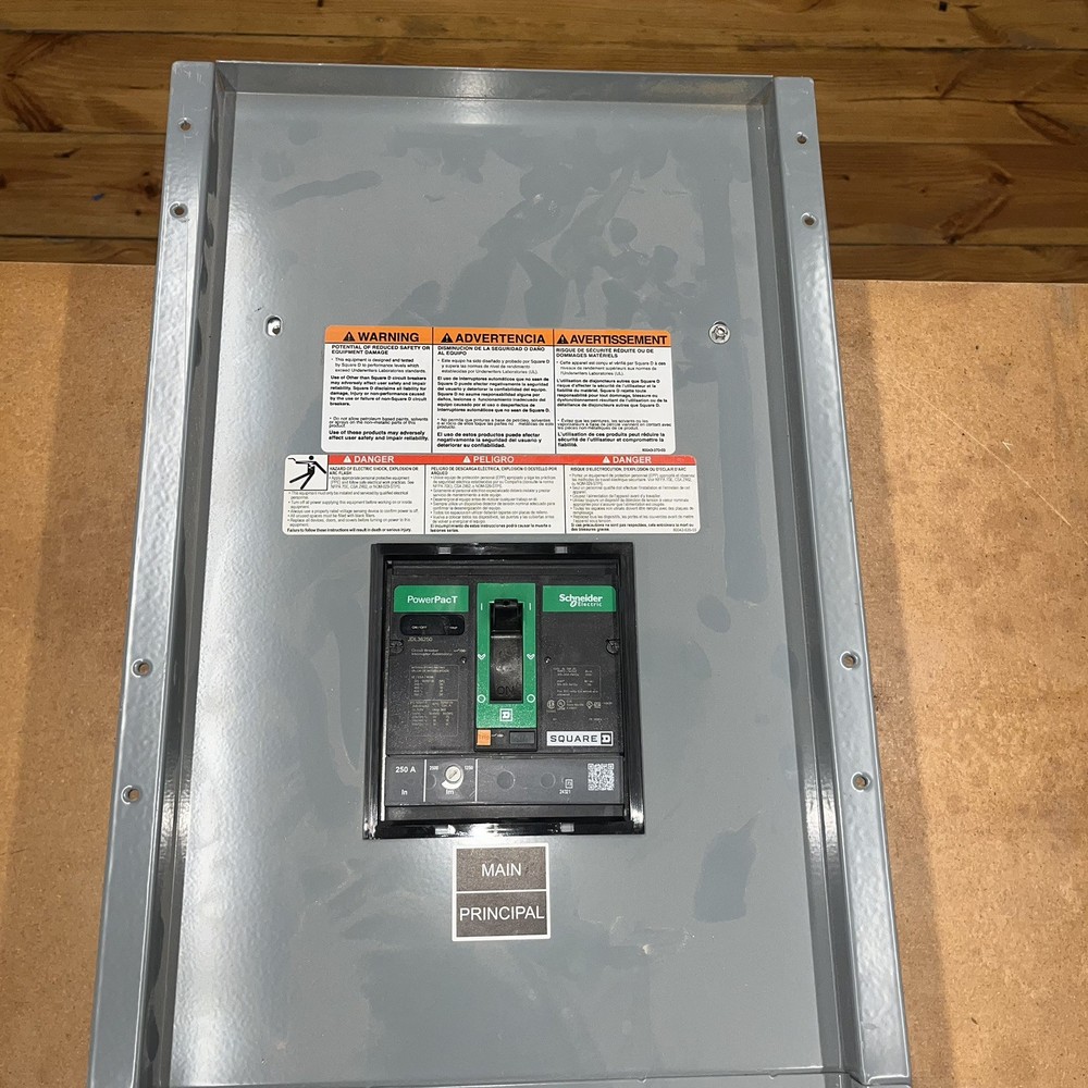 Square D NQ Panelboard 250A JDL36250 Powerpac T Main 208Y/120V 3 Ph Breaker