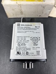 Square D 120V 1.2-120 MIN Electrical Timing Relay 9050-JCK59V20 New