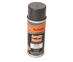 2PK Genuine OEM Kubota Dark Gray Touch Up Spray Paint Enamel 70000-00210
