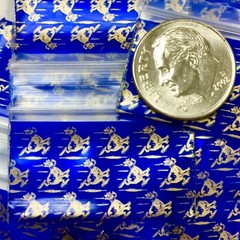 BaggiesSince1987- 12534 ZipSeal DESIGN BAGS MIX 1.25″X3/4″ METALLIC, 👀Details🔽