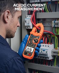 Clamp Meter Multimeter 6000 Counts TRMS Electrical Tester for AC/DC Current/V…