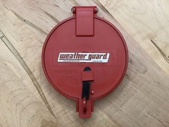Weather Guard 239 Red Steel/ Plastic Lockable Conduit Carrier (MISSING BOLT KIT)