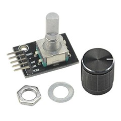 8Pcs KY-040 360 Degree Rotary Encoder Module with Knob Cap for Arduino Micro