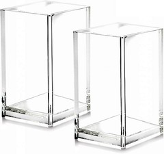 Compact 2.6-Inch Acrylic Holder Set for Stationery & Makeup – Modern Design