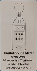 Sper Scientific 840015 Type 1 Sound Meter meets IEC61672 & ANSI S1.4, ±0.7dB new