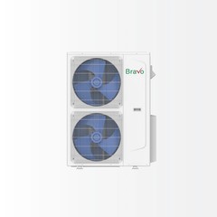 Bravo 5-Zone Mini Split AC & Pump 42000 BTU Ceiling Cassette 12K+12K+12K+12K+12K