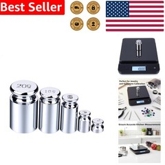 Chrome Plated Steel Calibration Weights Set 5 Grams M1 Digital Scale Calibrator