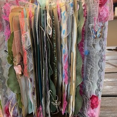 Fairy Junk Journal Silver Pink Boho Woodland Grungy Softcover 3 Signatures