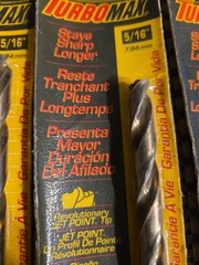 1/4″ Hex Shank HSS Drill Bit Set VA Vermont American Jet point USA Made
