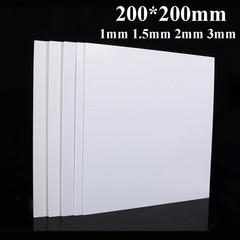 200*200mm White ABS Plastic Sheet Plastic Plate Board Thick 1mm 1.5mm 2mm 3mm