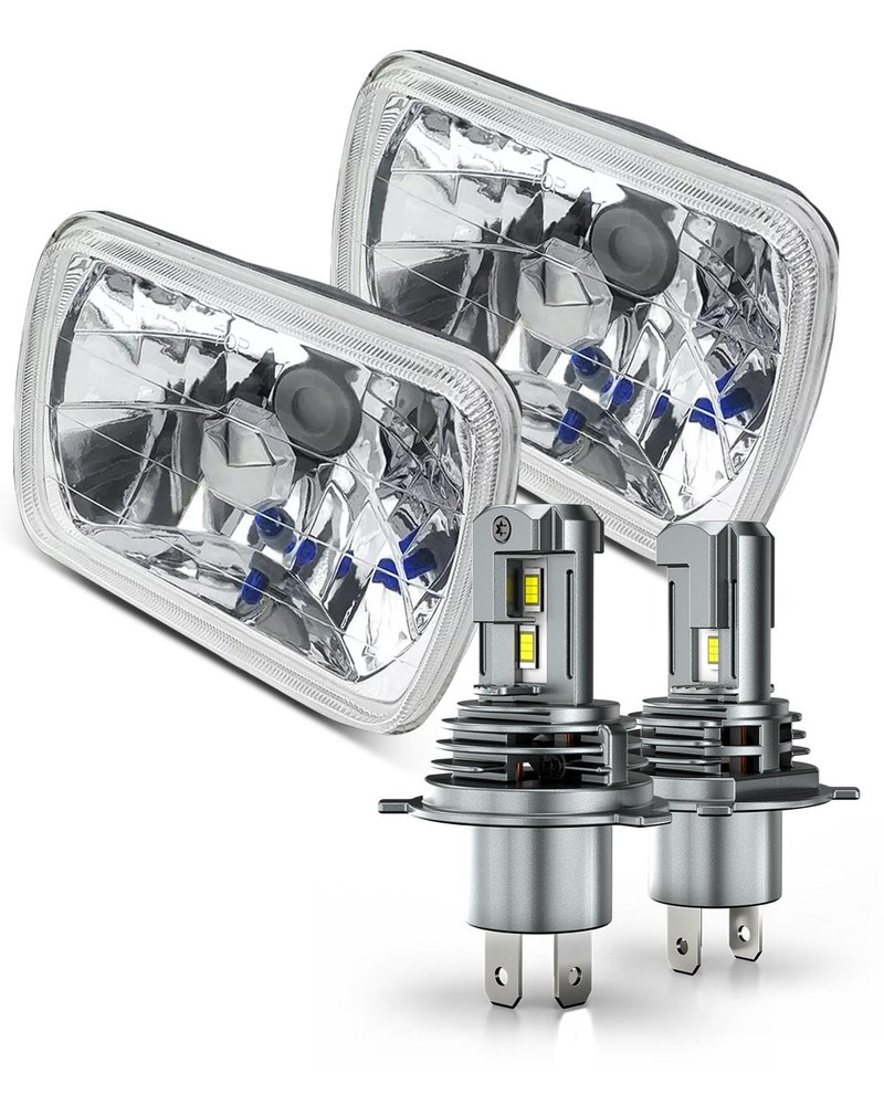 5×7 7×6 LED Headlights High Low Beam DOT Approved for International 9400i SBA